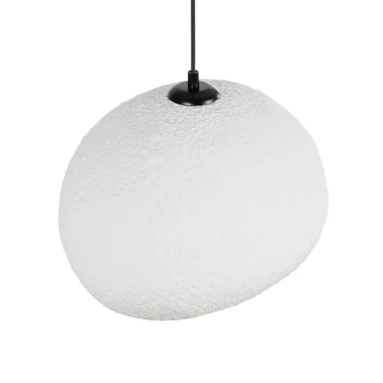 STONE 204-0176 Μοντέρνο Κρεμαστό Φωτιστικό Οροφής με Ντουί 1 x E27 AC 220-240V IP20 - Λευκό - Μ31.5 x Π35 x Υ26cm