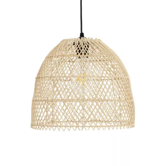 CESTINO 204-0178 Boho Κρεμαστό Φωτιστικό Οροφής Μονόφωτο 1 x E27 AC 220-240V IP20 Μπεζ - Μ30 x Π30 x Υ25cm