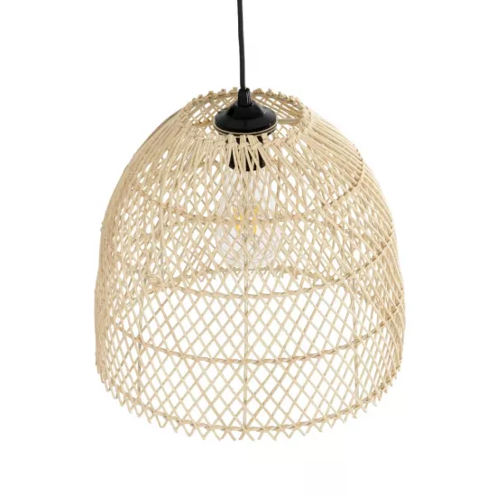 CESTINO 204-0178 Boho Κρεμαστό Φωτιστικό Οροφής Μονόφωτο 1 x E27 AC 220-240V IP20 Μπεζ - Μ30 x Π30 x Υ25cm