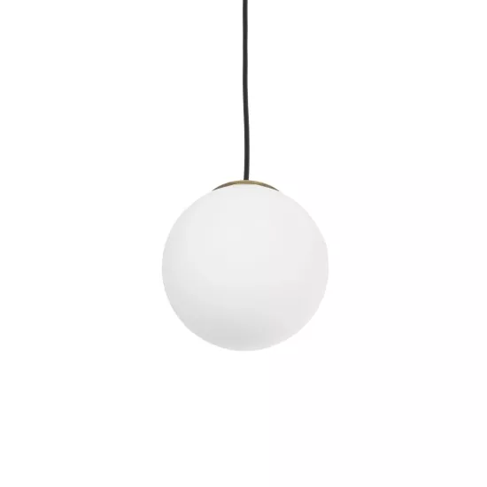 GLOBIDIO 204-0195 Μοντέρνο Κρεμαστό Φωτιστικό Οροφής με Ντουί 1 x E27 AC 220-240V IP20 - Χρύσο & Λευκό - Μ15 x Π15 x Υ15cm