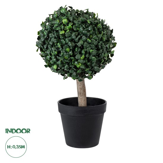 Artificial Garden BUXUS 20404 Τεχνητό Διακοσμητικό Φυτό Πυξός Υ35cm