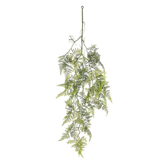 Artificial Garden FERN HANGING BRANCH 20410 Τεχνητό Διακοσμητικό Κρεμαστό Φυτό Φτέρη Υ89cm