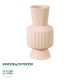 Artificial Garden CAPRI 20468 Πήλινο Κεραμικό Κασπώ Γλάστρα - Flower Pot Απαλό Μπεζ Φ7.5cm x Υ20cm