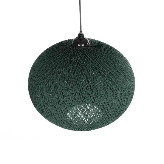 SOLEI 205-0013 Boho Κρεμαστό Φωτιστικό Οροφής με Ντουί 1 x E27 AC 220-240V IP20 - Πράσινο - M40 x Π40 x Υ36cm