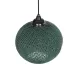 SOLEI 205-0015 Boho Κρεμαστό Φωτιστικό Οροφής με Ντουί 1 x E27 AC 220-240V IP20 - Πράσινο - M20 x Π20 x Υ25cm