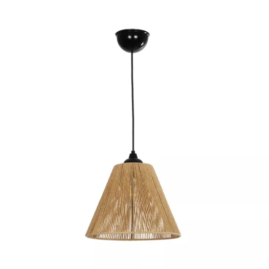 HUTT 205-0017 Boho Κρεμαστό Φωτιστικό Οροφής με Ντουί 1 x E27 AC 220-240V IP20 - Μπεζ - M25 x Π25 x Υ20cm