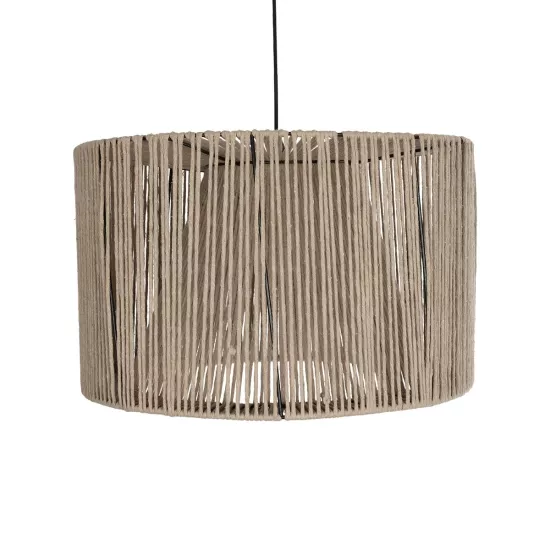 ZYLINDER 205-0022 Boho Κρεμαστό Φωτιστικό Οροφής με Ντουί 1 x E27 AC 220-240V IP20 - Μπεζ - M50 x Π50 x Υ32cm