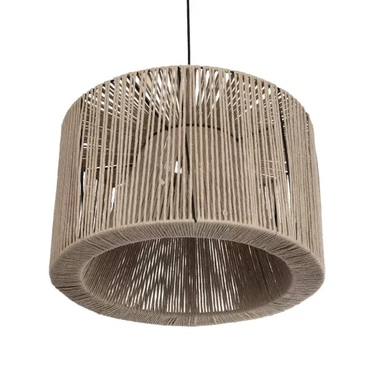 ZYLINDER 205-0022 Boho Κρεμαστό Φωτιστικό Οροφής με Ντουί 1 x E27 AC 220-240V IP20 - Μπεζ - M50 x Π50 x Υ32cm