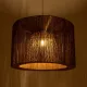 ZYLINDER 205-0023 Boho Κρεμαστό Φωτιστικό Οροφής με Ντουί 1 x E27 AC 220-240V IP20 - Καφέ - M80 x Π80 x Υ51cm