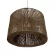 ZYLINDER 205-0023 Boho Κρεμαστό Φωτιστικό Οροφής με Ντουί 1 x E27 AC 220-240V IP20 - Καφέ - M80 x Π80 x Υ51cm