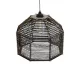 VORK 205-0027 Boho Κρεμαστό Φωτιστικό Οροφής με Ντουί 1 x E27 AC 220-240V IP20 - Μαύρο - M40 x Π40 x Υ36cm