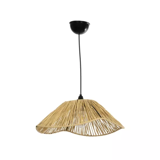 CHAPEAU 205-0028 Boho Κρεμαστό Φωτιστικό Οροφής με Ντουί 1 x E27 AC 220-240V IP20 - Μπεζ - M41 x Π41 x Υ17cm