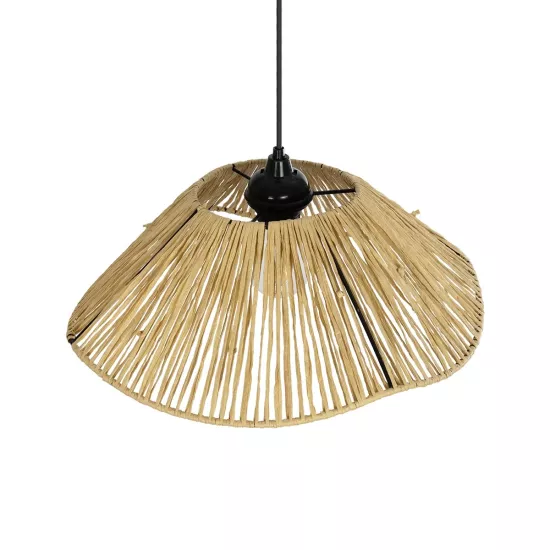 CHAPEAU 205-0028 Boho Κρεμαστό Φωτιστικό Οροφής με Ντουί 1 x E27 AC 220-240V IP20 - Μπεζ - M41 x Π41 x Υ17cm