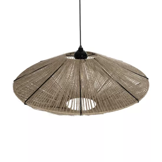 OVNI 205-0029 Boho Κρεμαστό Φωτιστικό Οροφής με Ντουί 1 x E27 AC 220-240V IP20 - Μπεζ - M60 x Π60 x Υ29cm