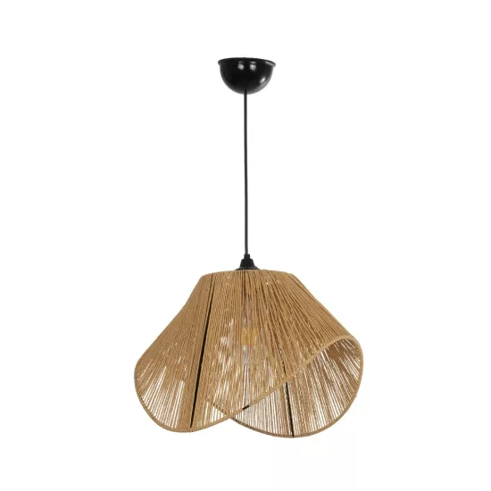 ECLAIR 205-0030 Boho Κρεμαστό Φωτιστικό Οροφής με Ντουί 1 x E27 AC 220-240V IP20 - Μπεζ - M41 x Π27 x Υ29cm