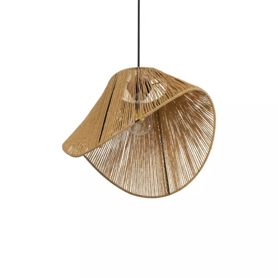 ECLAIR 205-0030 Boho Κρεμαστό Φωτιστικό Οροφής με Ντουί 1 x E27 AC 220-240V IP20 - Μπεζ - M41 x Π27 x Υ29cm