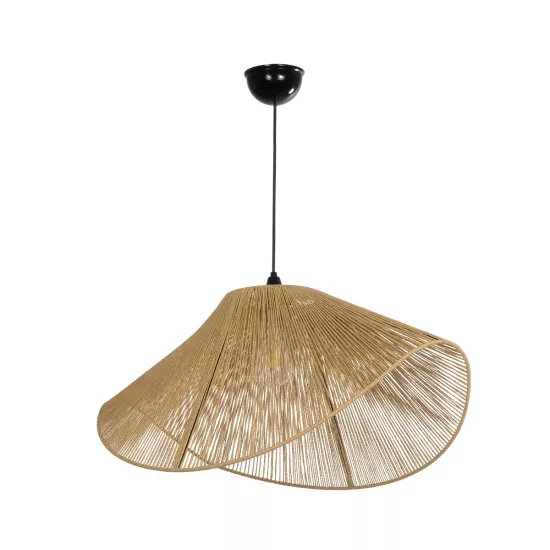 ECLAIR 205-0031 Boho Κρεμαστό Φωτιστικό Οροφής με Ντουί 1 x E27 AC 220-240V IP20 - Μπεζ - M70 x Π40 x Υ32cm