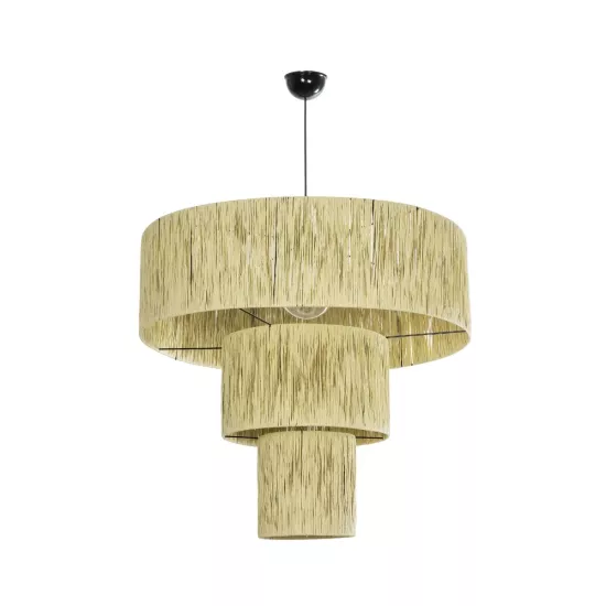 COROIN 205-0035 Boho Κρεμαστό Φωτιστικό Οροφής με Ντουί 1 x E27 AC 220-240V IP20 - Μπεζ - M70 x Π70 x Υ64cm