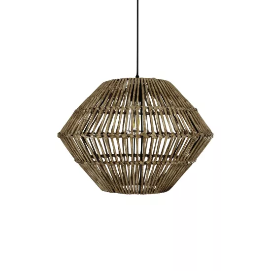 KEGEL 205-0048 Boho Κρεμαστό Φωτιστικό Οροφής με Ντουί 1 x E27 AC 220-240V IP20 - Μπεζ - M46 x Π46 x Υ35cm