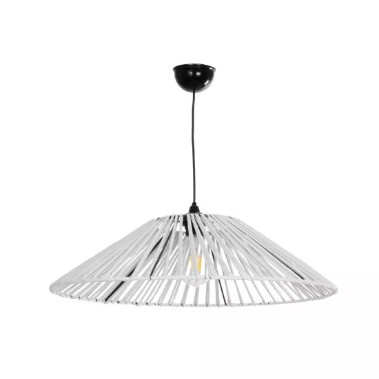 JAPAN 205-0053 Boho Κρεμαστό Φωτιστικό Οροφής με Ντουί 1 x E27 AC 220-240V IP20 - Λευκό - M60 x Π60 x Υ20cm