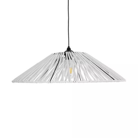 JAPAN 205-0053 Boho Κρεμαστό Φωτιστικό Οροφής με Ντουί 1 x E27 AC 220-240V IP20 - Λευκό - M60 x Π60 x Υ20cm