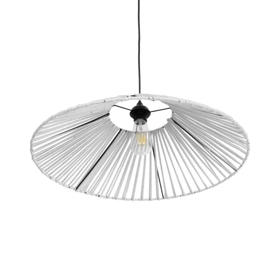 JAPAN 205-0053 Boho Κρεμαστό Φωτιστικό Οροφής με Ντουί 1 x E27 AC 220-240V IP20 - Λευκό - M60 x Π60 x Υ20cm