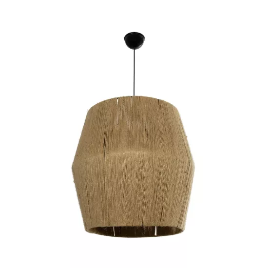 CONE 205-0058 Boho Κρεμαστό Φωτιστικό Οροφής με Ντουί 1 x E27 AC 220-240V IP20 - Μπεζ - M55 x Π55 x Υ50cm