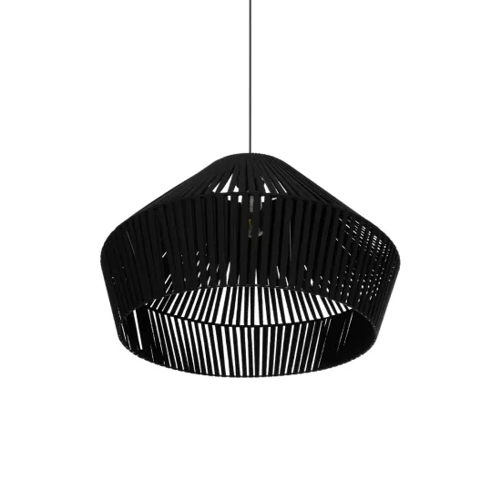 NUI 205-0062 Boho Κρεμαστό Φωτιστικό Οροφής με Ντουί 1 x E27 AC 220-240V IP20 - Μαύρο - M60 x Π60 x Υ41cm