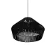 NUI 205-0062 Boho Κρεμαστό Φωτιστικό Οροφής με Ντουί 1 x E27 AC 220-240V IP20 - Μαύρο - M60 x Π60 x Υ41cm