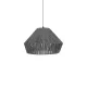 NUI 205-0066 Boho Κρεμαστό Φωτιστικό Οροφής με Ντουί 1 x E27 AC 220-240V IP20 - Γκρι - M60 x Π60 x Υ41cm