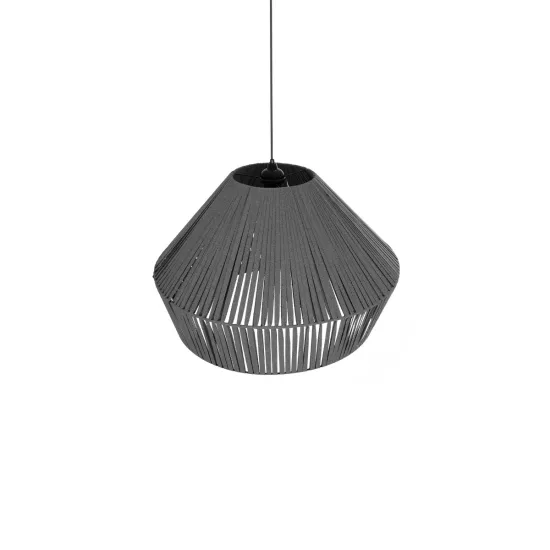 NUI 205-0066 Boho Κρεμαστό Φωτιστικό Οροφής με Ντουί 1 x E27 AC 220-240V IP20 - Γκρι - M60 x Π60 x Υ41cm