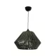 NUI 205-0069 Boho Κρεμαστό Φωτιστικό Οροφής με Ντουί 1 x E27 AC 220-240V IP20 - Πρασίνο - M36 x Π36 x Υ27cm