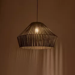 NUI 205-0070 Boho Κρεμαστό Φωτιστικό Οροφής με Ντουί 1 x E27 AC 220-240V IP20 - Πρασίνο - M60 x Π60 x Υ41cm