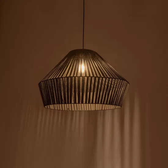 NUI 205-0070 Boho Κρεμαστό Φωτιστικό Οροφής με Ντουί 1 x E27 AC 220-240V IP20 - Πρασίνο - M60 x Π60 x Υ41cm