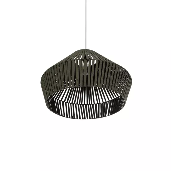 NUI 205-0070 Boho Κρεμαστό Φωτιστικό Οροφής με Ντουί 1 x E27 AC 220-240V IP20 - Πρασίνο - M60 x Π60 x Υ41cm