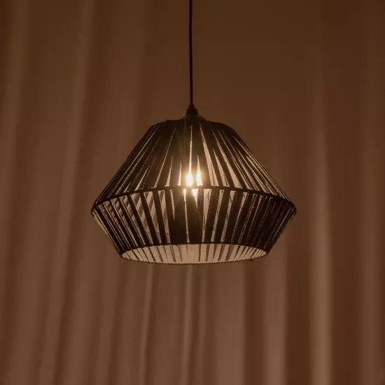 NUI 205-0071 Boho Κρεμαστό Φωτιστικό Οροφής με Ντουί 1 x E27 AC 220-240V IP20 - Μπλε - M36 x Π36 x Υ27cm