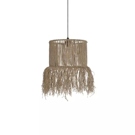 REGEN 205-0074 Boho Κρεμαστό Φωτιστικό Οροφής με Ντουί 1 x E27 AC 220-240V IP20 - Μπεζ - M30 x Π30 x Υ40cm