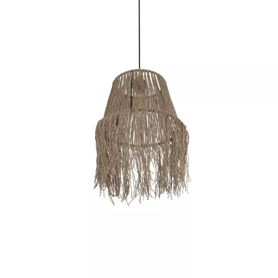 ROKA 205-0075 Boho Κρεμαστό Φωτιστικό Οροφής με Ντουί 1 x E27 AC 220-240V IP20 - Μπεζ - M30 x Π30 x Υ45cm