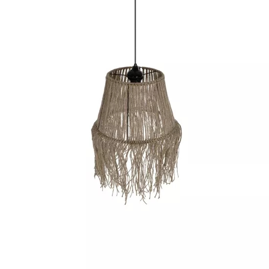 ROKA 205-0075 Boho Κρεμαστό Φωτιστικό Οροφής με Ντουί 1 x E27 AC 220-240V IP20 - Μπεζ - M30 x Π30 x Υ45cm