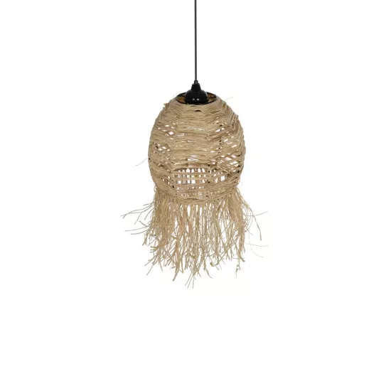 ROKA 205-0076 Boho Κρεμαστό Φωτιστικό Οροφής με Ντουί 1 x E27 AC 220-240V IP20 - Μπεζ - M25 x Π25 x Υ45cm