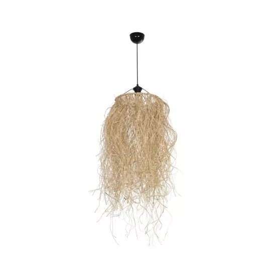 PIOVERE 205-0078 Boho Κρεμαστό Φωτιστικό Οροφής με Ντουί 1 x E27 AC 220-240V IP20 - Μπεζ - M35 x Π35 x Υ70cm