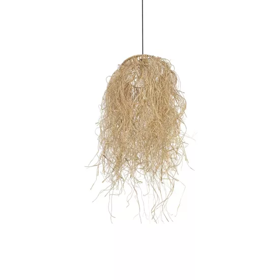 PIOVERE 205-0078 Boho Κρεμαστό Φωτιστικό Οροφής με Ντουί 1 x E27 AC 220-240V IP20 - Μπεζ - M35 x Π35 x Υ70cm