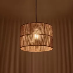 SAFA 205-0085 Boho Κρεμαστό Φωτιστικό Οροφής με Ντουί 1 x E27 AC 220-240V IP20 - Μπεζ - M30 x Π30 x Υ26cm