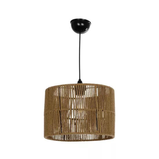 SAFA 205-0085 Boho Κρεμαστό Φωτιστικό Οροφής με Ντουί 1 x E27 AC 220-240V IP20 - Μπεζ - M30 x Π30 x Υ26cm