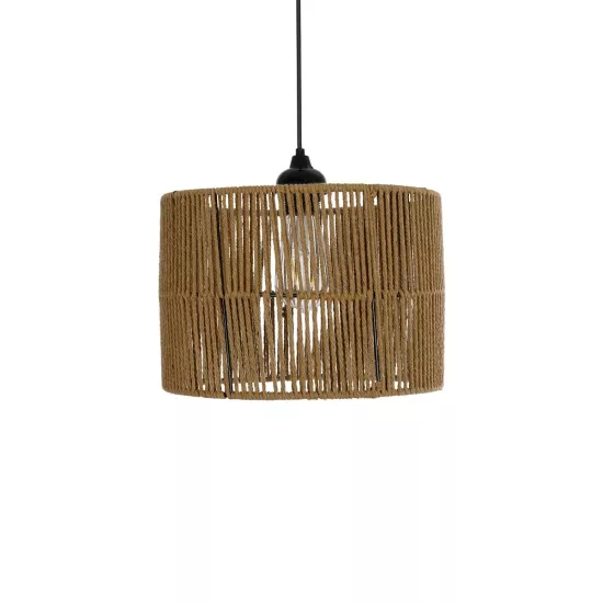 SAFA 205-0085 Boho Κρεμαστό Φωτιστικό Οροφής με Ντουί 1 x E27 AC 220-240V IP20 - Μπεζ - M30 x Π30 x Υ26cm