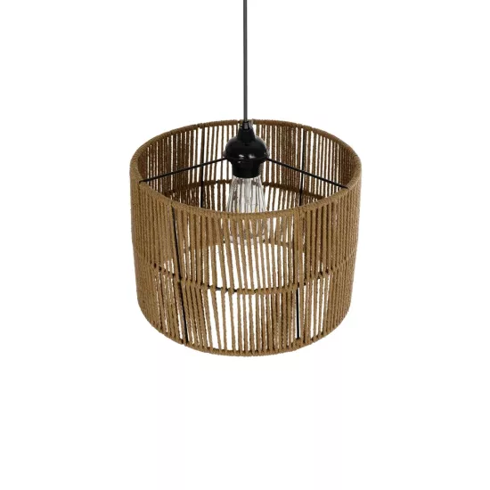 SAFA 205-0085 Boho Κρεμαστό Φωτιστικό Οροφής με Ντουί 1 x E27 AC 220-240V IP20 - Μπεζ - M30 x Π30 x Υ26cm