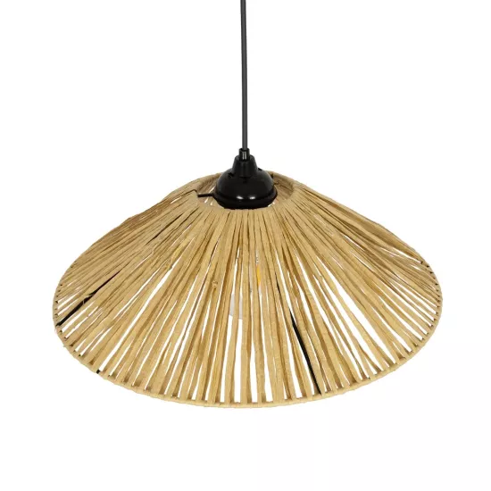 CHAPEAU 205-0086 Boho Κρεμαστό Φωτιστικό Οροφής με Ντουί 1 x E27 AC 220-240V IP20 - Μπεζ - M41 x Π41 x Υ17cm