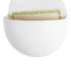 Artificial Garden LYON 20551 Διακοσμητικό Πλαστικό Κασπώ Γλάστρα - Flower Pot Λευκό Μ12 x Π6 x Υ13.5cm Artificial Garden LYON 20551 Διακοσμητικό Πλαστικό Κασπώ Γλάστρα - Flower Pot Λευκό Μ12 x Π6 x Υ13.5cm