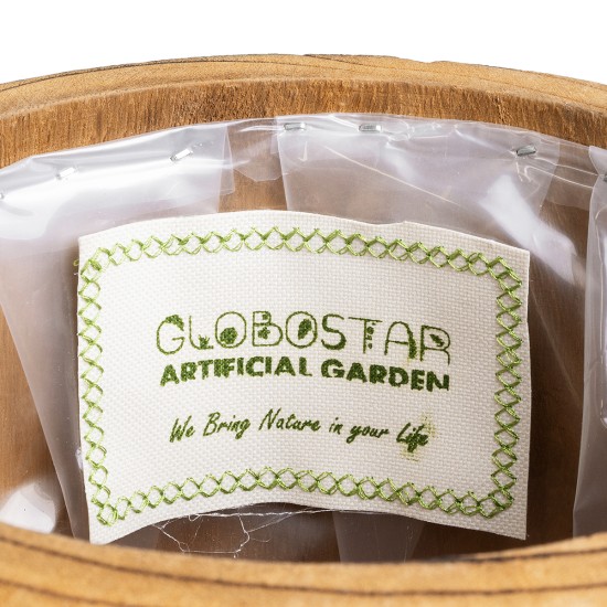 Artificial Garden JAMAICA 20554 Διακοσμητικό Ξύλινο Κασπώ Γλάστρα - Flower Pot Καφέ Φ22 x Υ46cm Artificial Garden JAMAICA 20554 Διακοσμητικό Ξύλινο Κασπώ Γλάστρα - Flower Pot Καφέ Φ22 x Υ46cm