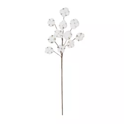 Artificial Garden COTTON BRANCH 20569 Τεχνητό Διακοσμητικό Κλαδί Βαμβάκι Μ30 x Π6 x Υ80 cm